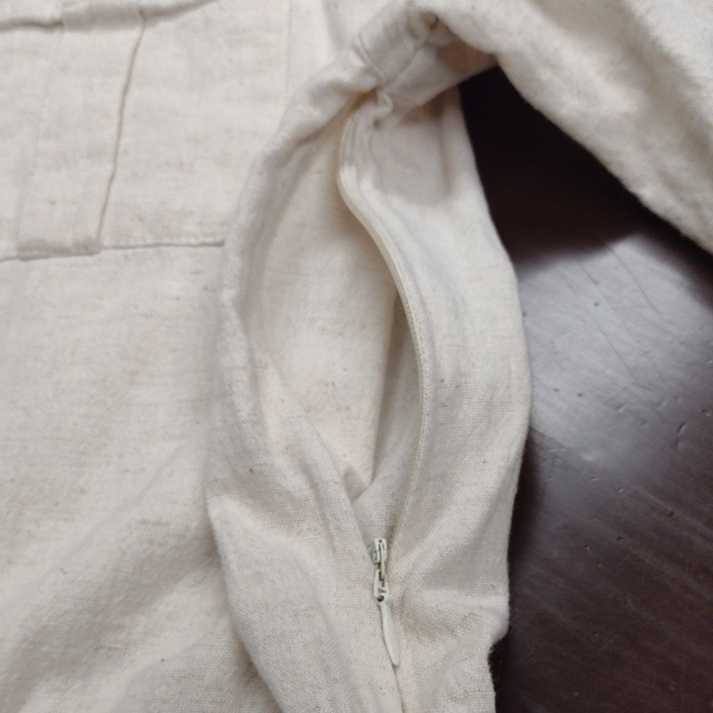 B.Boutique by Evergreen,Cream Cuffed Sleeve TunicTop with Tie Front Beach Vacati - Picture 10 of 16